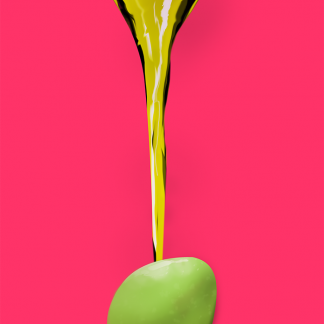 olio extra vergine oliva regalo evo oliveto sant'elia poster pop art